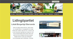 Desktop Screenshot of lidingopartiet.se